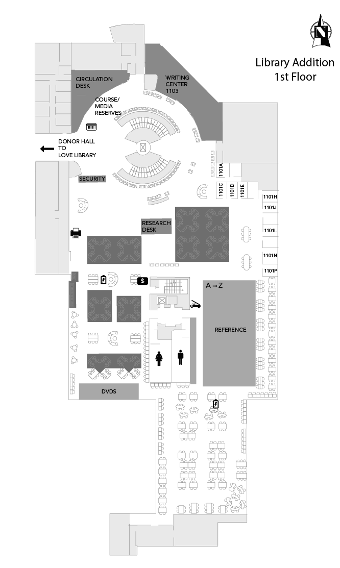 Reference Non-circulating Library Addition 1st Floor